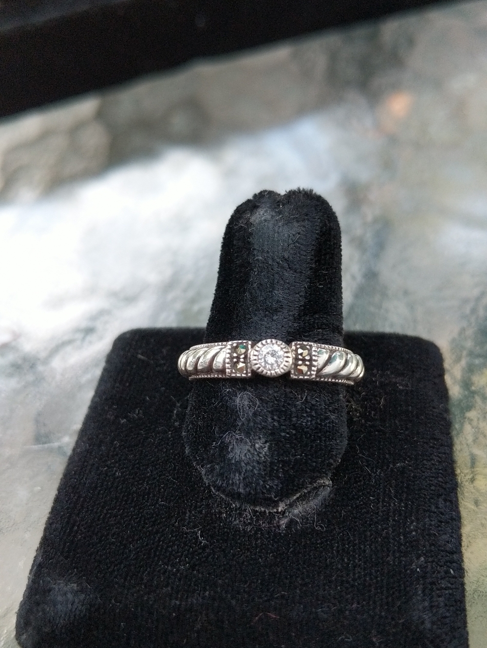 Judith Jack Sterling Silver Ring